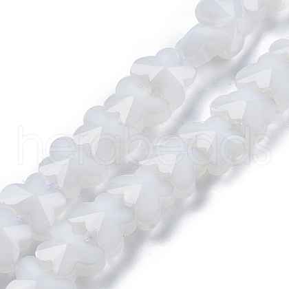 Imitation Jade Glass Beads Strands EGLA-L045-I-A07-1