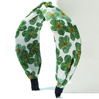 Flower Print Cloth Headband PW-WG040BF-03-1