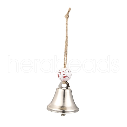 Iron Bell Hanging Ornaments HJEW-JM02465-1