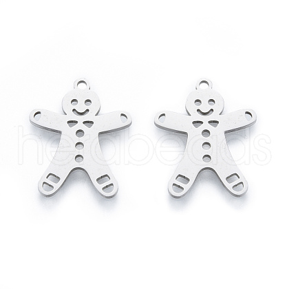 Non-Tarnish 201 Stainless Steel Pendants STAS-N090-LA919-1-1