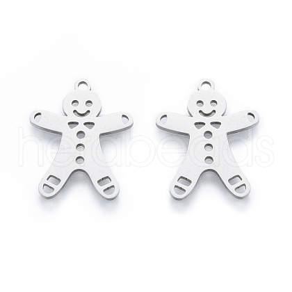 201 Stainless Steel Pendants STAS-N090-LA919-1-1