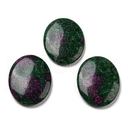 Mother's Day Gifts Natural Ruby Worry Stone for Anxiety Therapy G-B036-01O-1