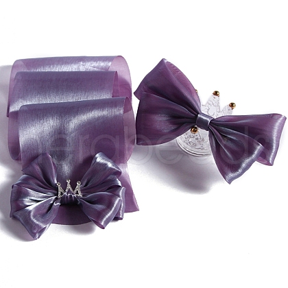 Polyester Ribbon for DIY Craft Gift Bouquet Wrapping Bow Making PW-WG8ABFF-01-1