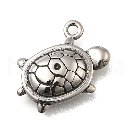 Retro 304 Stainless Steel Pendants STAS-L284-11AS-1