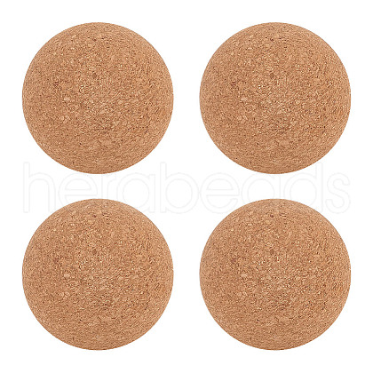 Cork Massage Ball WOOD-WH0034-64-1