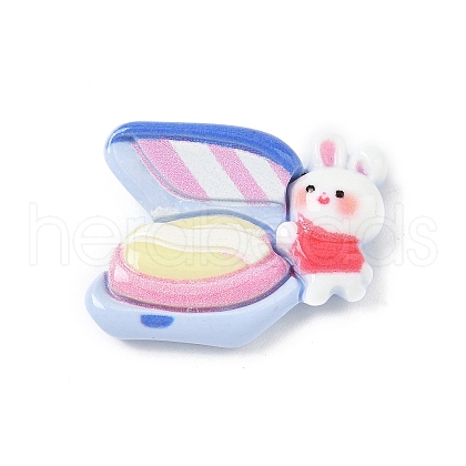 Cute Opaque Resin Cabochons RESI-L046-E04-1