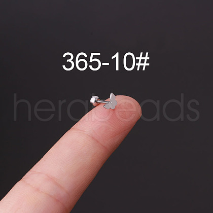 316L Surgical Stainless Steel Cartilage Earrings WG35966-10-1