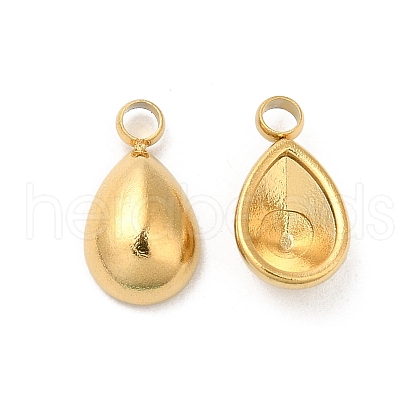 304 Stainless Steel Charms STAS-H214-09G-1