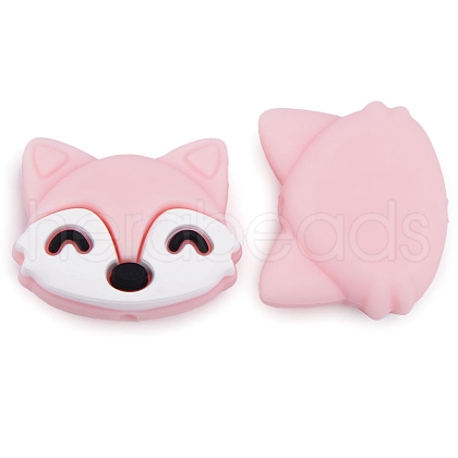 Cartoon Silicone Focal Beads PW-WGDE7DD-10-1