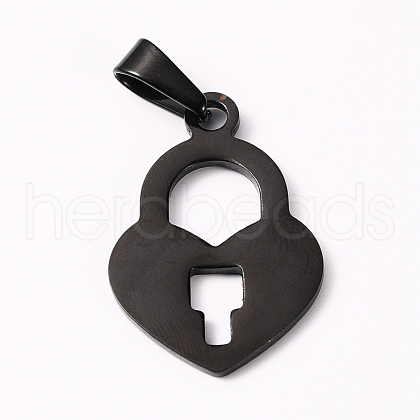 304 Stainless Steel Pendants STAS-I127-053B-A-1