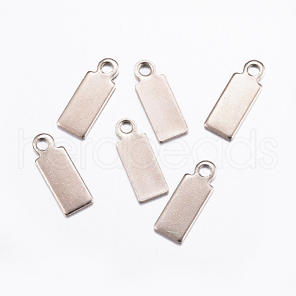 Ion Plating(IP) 304 Stainless Steel Pendant End Piece STAS-E127-07RG-1