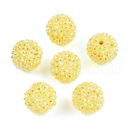 AB-Color Resin Rhinestone Beads RESI-S315-18x20-12-1