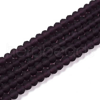 Transparent Glass Beads Strands EGLA-A044-T3mm-MD15-1