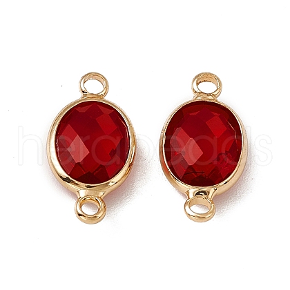 Transparent K9 Glass Connector Charms GLAA-A005-10G-04-1