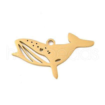 Ion Plating(IP) 304 Stainless Steel Pendants STAS-B056-10G-08-1
