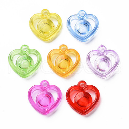 Transparent Acrylic Pendants MACR-N013-024-1