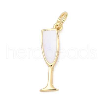Brass Enamel Pendants KK-U062-02A-01-1