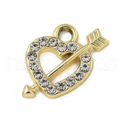 Alloy Rhinestone Pendants PALLOY-P308-03KCG-1