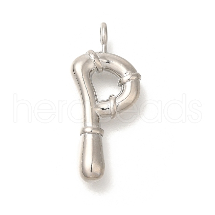 Rack Plating Brass Pendants KK-I722-08P-P-1