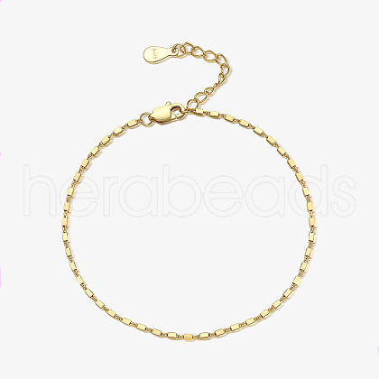 925 Sterling Silver Link Chain Bracelets EJ2248-1-1