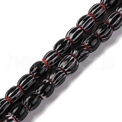 Handmade Lampwork Beads Strands LAMP-K041-01A-01-1