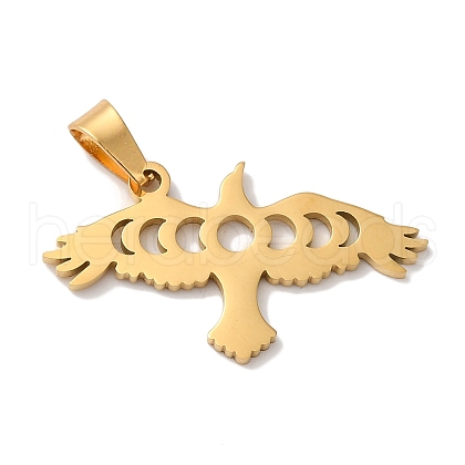 304 Stainless Steel Pendants STAS-U010-21P-1