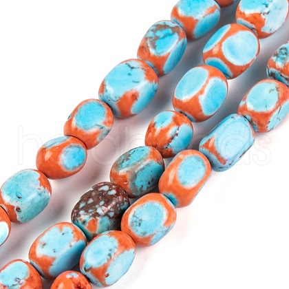 Natural Imperial Jasper Beads Strands G-B083-B02-01-1