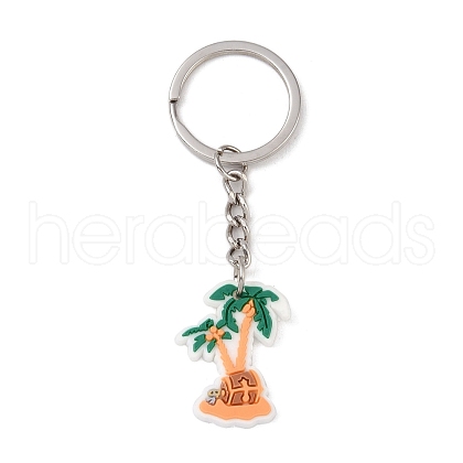 Cartoon PVC Pendant Keychain KEYC-U001-01A-1