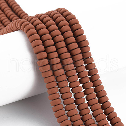 Handmade Polymer Clay Beads Strands CLAY-N008-136-1