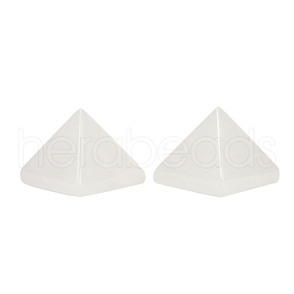 Natural Quartz Crystal Orgonite Pyramid Display Decorations G-C186-08I-1
