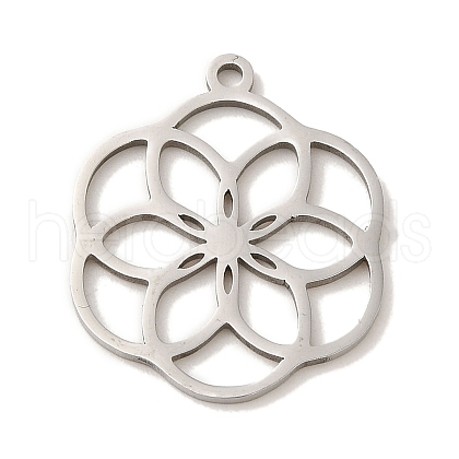 Non-Tarnish 201 Stainless Steel Pendants STAS-E217-34P-1
