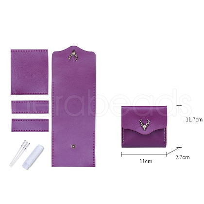 DIY Leather Purse Making Kits PW-WG1F109-03-1