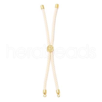 Twisted Nylon Cord Silder Bracelets DIY-B066-03G-20-1
