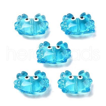 Handmade Lampwork Enamel Beads LAMP-V001-08C-1
