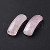 Natural Rose Quartz Connector Charms G-D460-02L-2