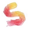 Transparent Painted Glass Beads Strands X1-DGLA-A034-T6mm-A07-1
