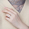 Anti-Tarnish 925 Sterling Silver Couple Rings JR944A-6