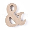 Ampersand Unfinished Wood Decoration DIY-WH0162-64-1