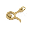 304 Stainless Steel Pendants STAS-U058-01G-02-2