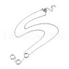 Tarnish Resistant Round Ring 304 Stainless Steel Jewelry Sets SJEW-M097-22P-3