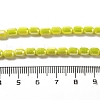 Electroplate Glass Beads Strands EGLA-D031-01I-4