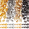   120Pcs 12 Styles Iron Folding Crimp Ends IFIN-PH0002-26-1