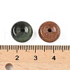 Natural & Synthetic Mixed Gemstone Donut/Pi Disc Charms G-M454-01A-3
