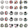 SUNNYCLUE Antique Silver Plated Alloy European Beads MPDL-SC0001-01-1