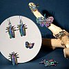12Pcs 6 Style Insects Themed Alloy Pendants FIND-LS0001-02-6