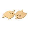 Ion Plating(IP) Halloween 304 Stainless Steel Pendants STAS-R122-15G-3