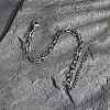 Non-Tarnish 304 Stainless Steel Cable Chain Bracelet for Men Women BJEW-E031-05C-P-2