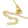 304 Stainless Steel Pendant Necklaces NJEW-M099-01E-G-3