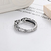 Dragon 925 Sterling Silver Adjustable Cuff Rings FS-WGB89B1-01-3