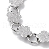 Non-Tarnish 304 Stainless Steel Link Chain Bracelets for Women BJEW-Q343-04A-P-2